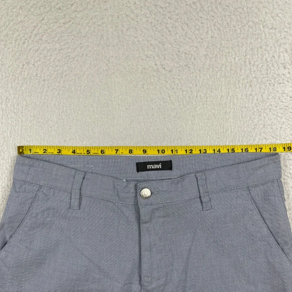 Mavi Nate Shorts Mens‎ 36 Blue Stretch Cotton Chino Summer Casual Bottoms